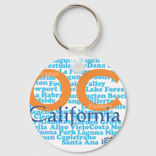 The OC - Orange County, California Key Ring