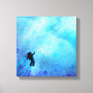 The Ocean Above – Vibrant Canvas Print