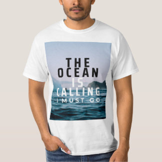 The Ocean Is Calling Surf T-shirt