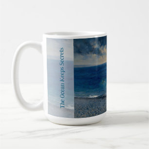 The Ocean Keeps Secrets – A Compelling Seascape Coffee Mug