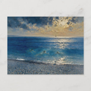 The Ocean Keeps Secrets – A Compelling Seascape Postcard