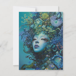The Ocean Mermaid Postcard