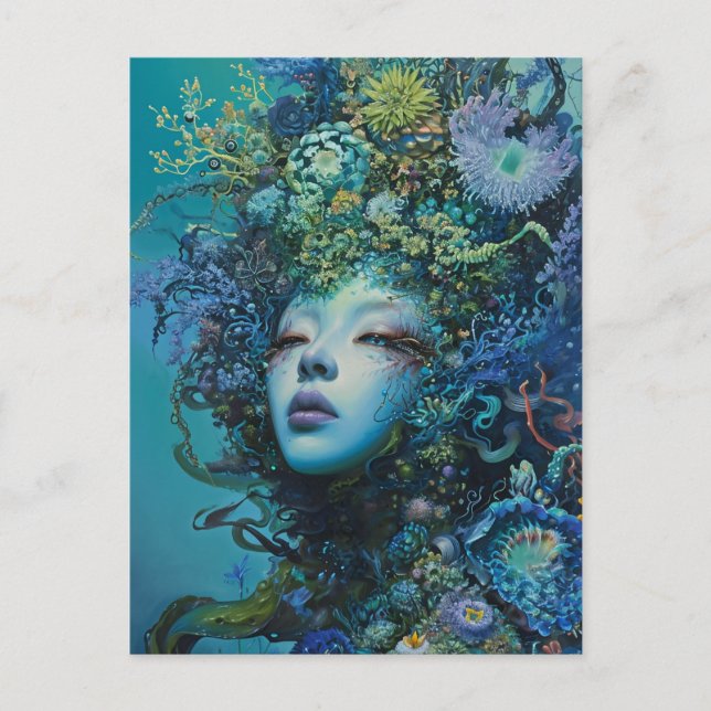 The Ocean Mermaid Postcard (Front)