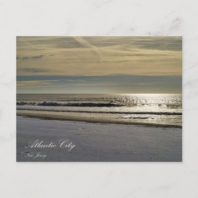 The Ocean of Atlantic City Postcard (Front)