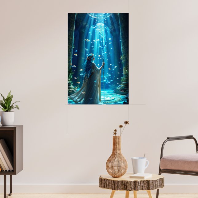 The Ocean Priestess: Guardian of the Deep Poster (Living Room 3)