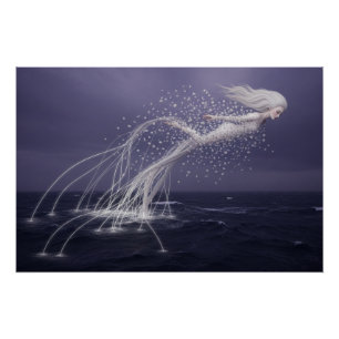 The Ocean Spirit’s Ethereal Flight Poster