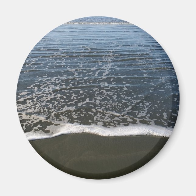 The Ocean Tide Washing Ashore Magnet (Front)