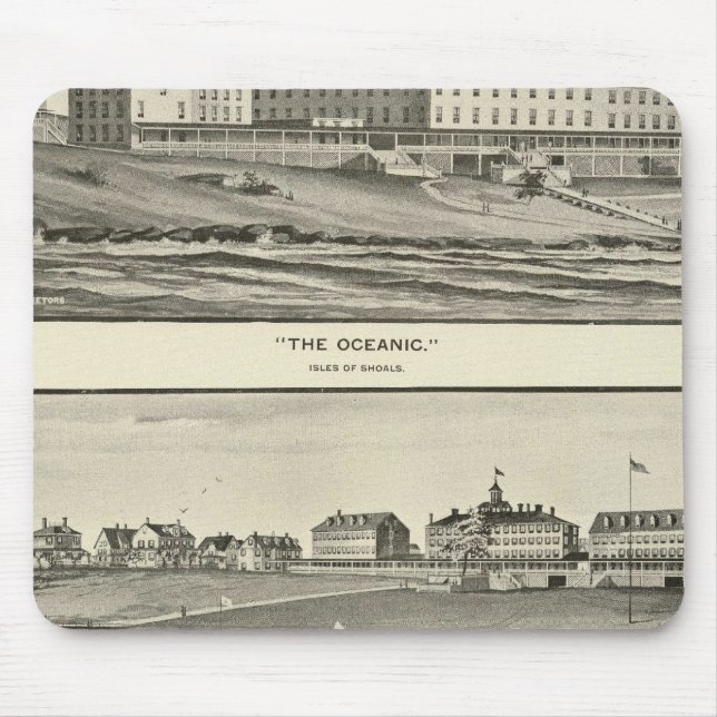 The Oceanic, Appledore House Mouse Pad (Front)