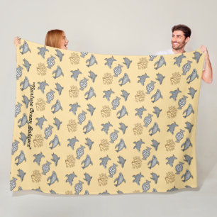 "The Ocean's Plea" Fleece Blanket