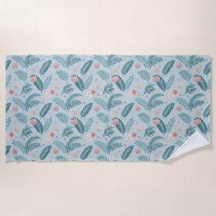 The Ocean's Roar Is Music To The Soul Beach Towel