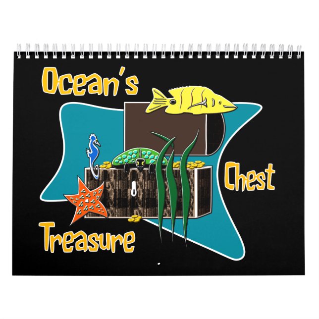 The ocean's treasure chest  calendar (Cover)
