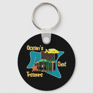 The ocean's treasure chest  keychain