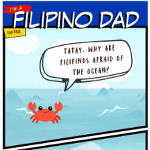 The Ocean's Tubig—Funny Filipino Father's Day Card