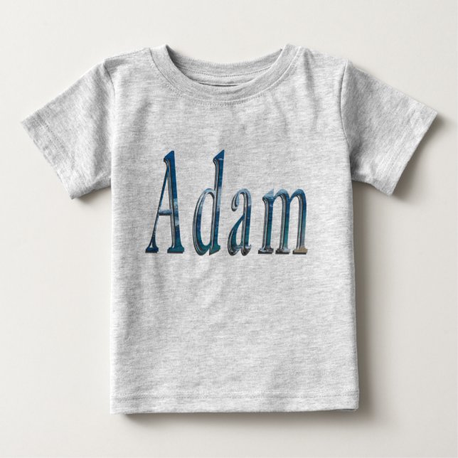 "The Ocean's Whisper: The Name Is Adam Baby T-Shirt (Front)