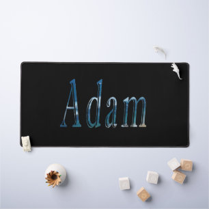 "The Ocean's Whisper: The Name Is Adam Desk Mat