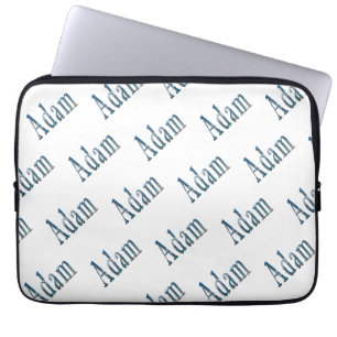 "The Ocean's Whisper: The Name Is Adam Laptop Sleeve