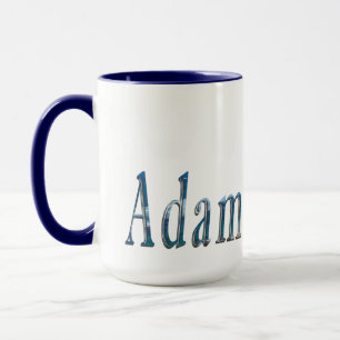 "The Ocean's Whisper: The Name Is Adam Mug