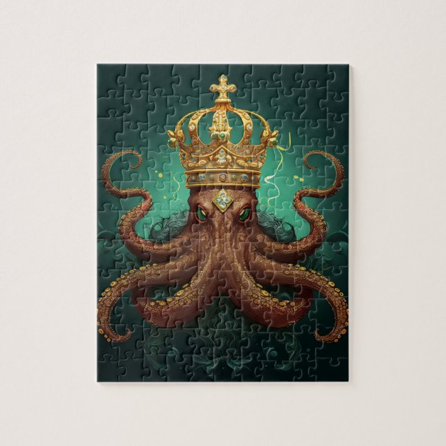 The Octopus King Jigsaw Puzzle (Vertical)
