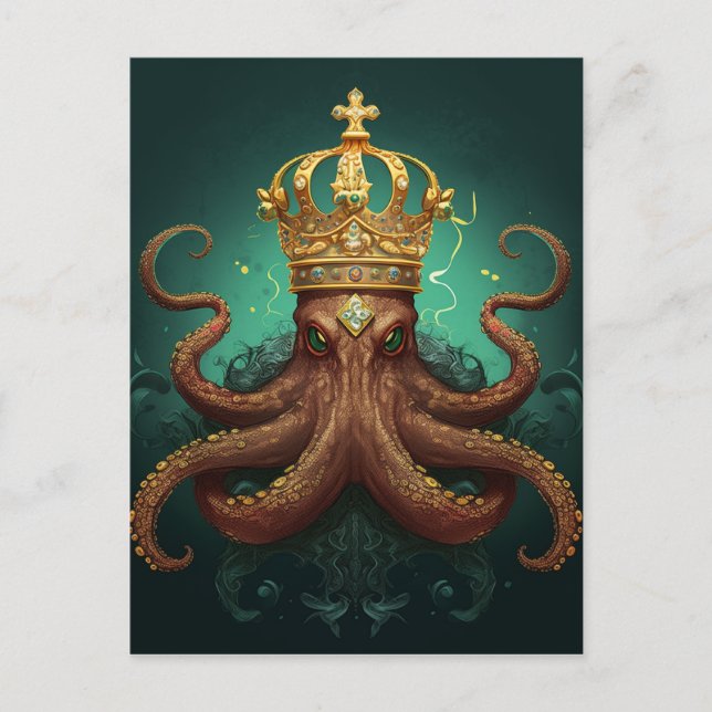 The Octopus King Postcard (Front)