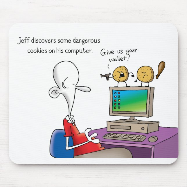 The Odd Squad Cookies Mouse Mat (Front)