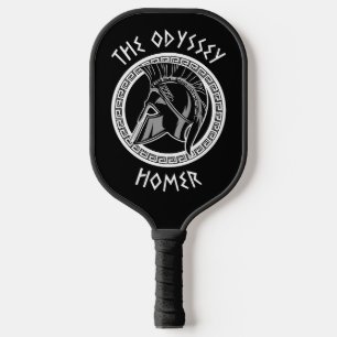 The Odyssey Homer Greek Helmet Ancient Mythology I Pickleball Paddle