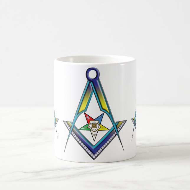 The OES Freemason Coffee Mug (Center)