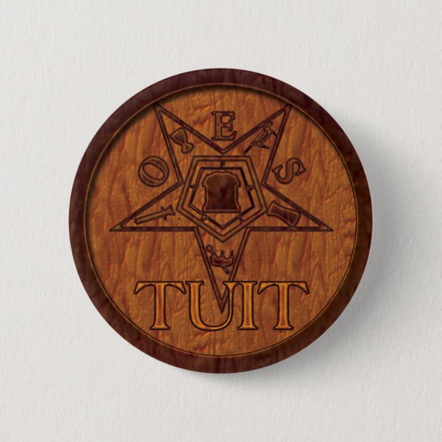 The OES Round Tuit 6 Cm Round Badge (Front)