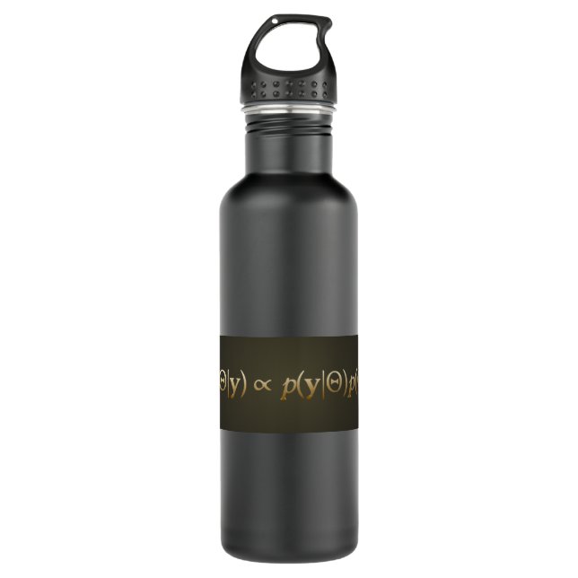 The of Bayes' Theorem 710 Ml Water Bottle (Front)