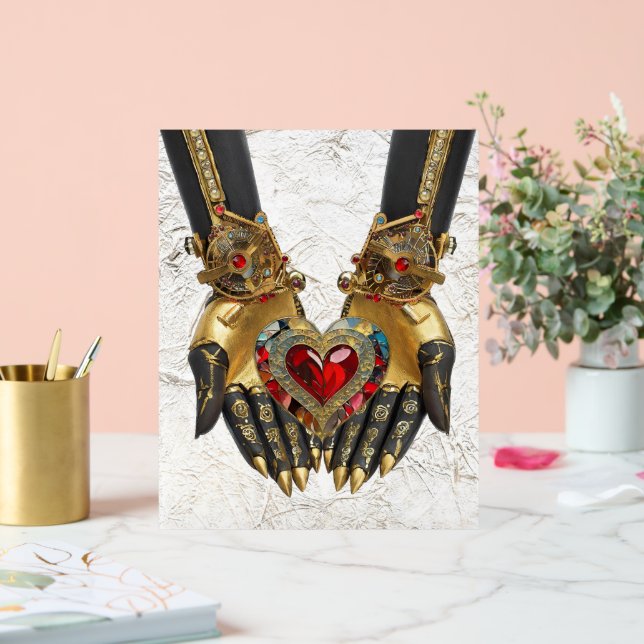 The Offering - Heart in Hands Acrylic Sign (Wedding)