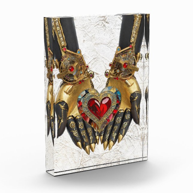 The Offering - Heart in Hands Photo Block (Left)