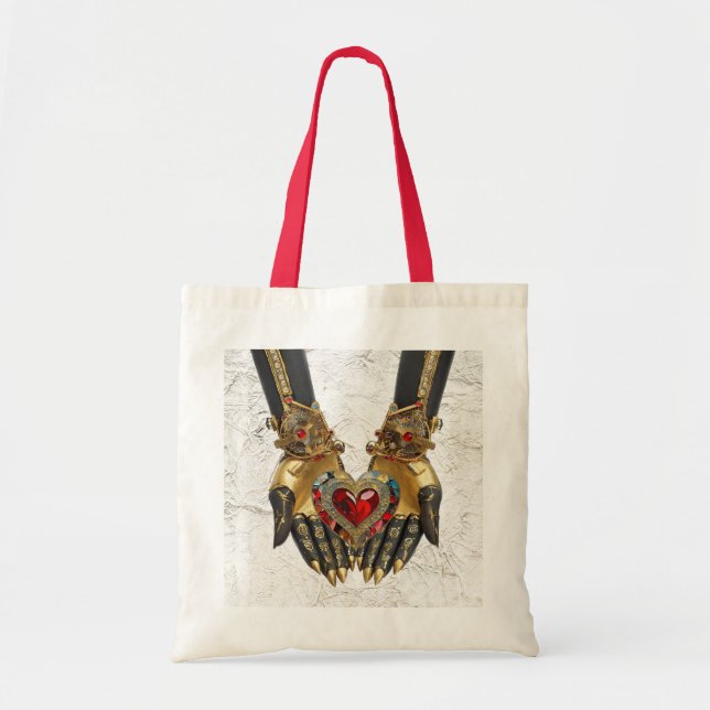 The Offering - Heart in Hands Tote Bag (Front)