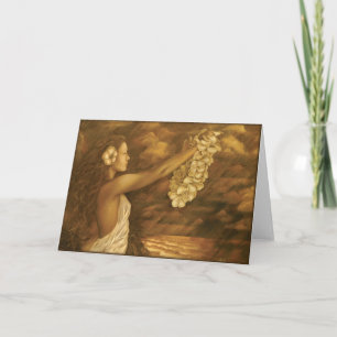 "The Offering" painting by artist Lori Higgins. Card