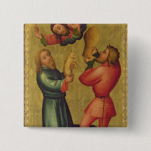 The Offerings of Cain and Abel 15 Cm Square Badge