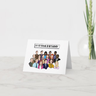 The Office Birthday Note Card