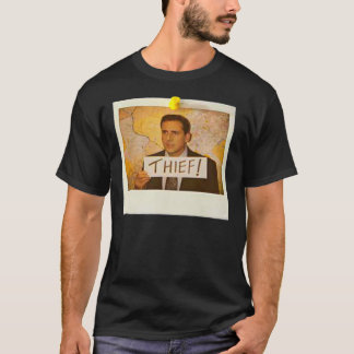 The Office - Michael Scott Funny Thief Photo - Gra T-Shirt