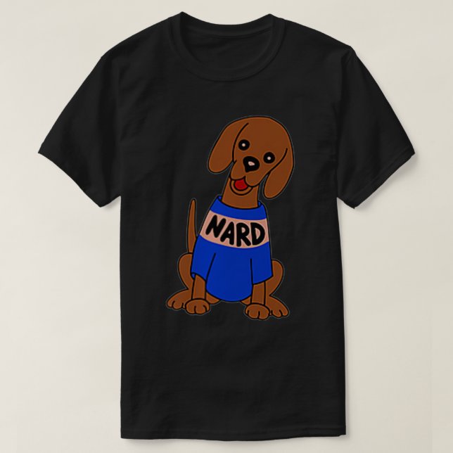 The Office Nard Dog Tattoo T-Shirt (Design Front)