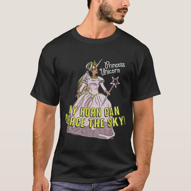 The Office Princess Unicorn Funny boy T-Shirt (Front)