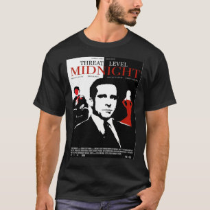 The Office Threat Level Midnight Movie Poster Post T-Shirt