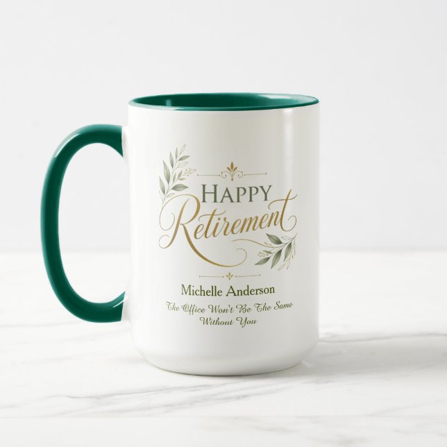 The Office Won't Be The Same Without You Custom  Mug (Left)