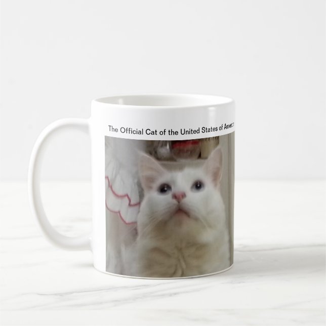 The Official Cat of the United States Mug (Left)