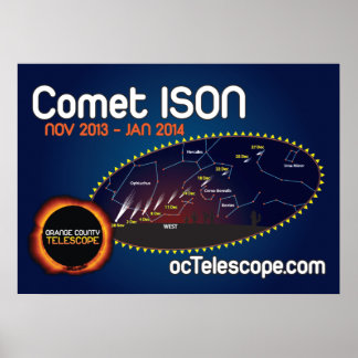 The Official Comet ISON Poster and Finder Chart