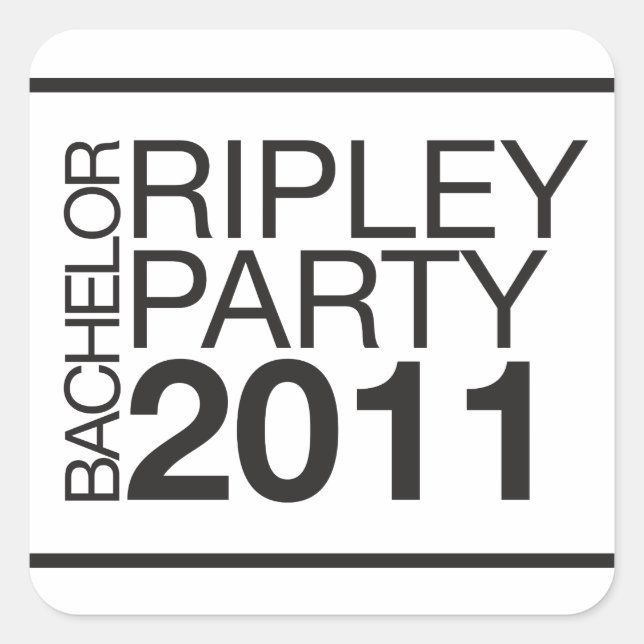 The Official Gear of RBP 2011 Square Sticker (Front)
