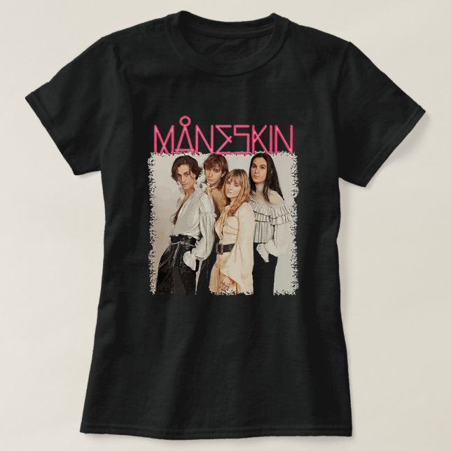 The Official Merchandise of Måneskin - Maneskin  T-Shirt (Design Front)