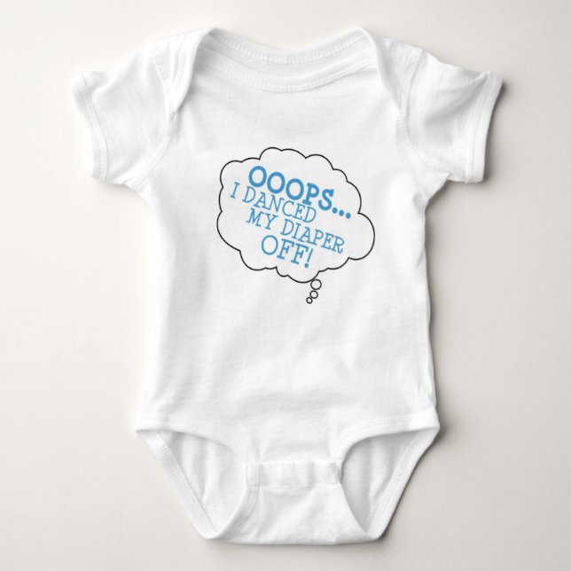 The official Ooops one piece! Baby Bodysuit (Front)