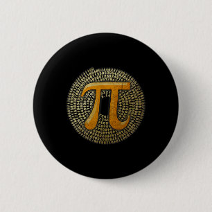 The Official pi 3.14 Spiral Pi-day For Math Nerds 6 Cm Round Badge