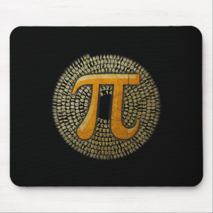 The Official pi 3.14 Spiral Pi-day For Math Nerds  Mouse Pad