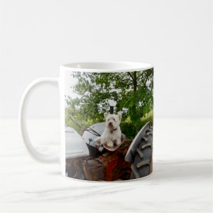 The Official Westie on a Tractor Coffee Mug