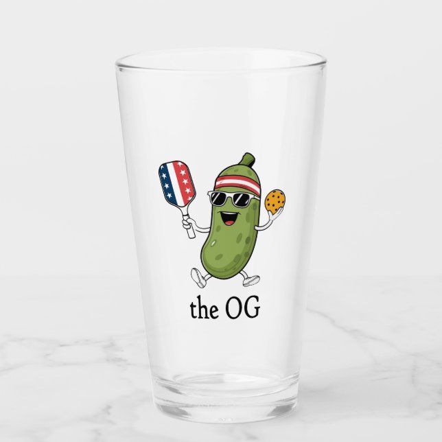 The OG Pickleballer Glass (Front)