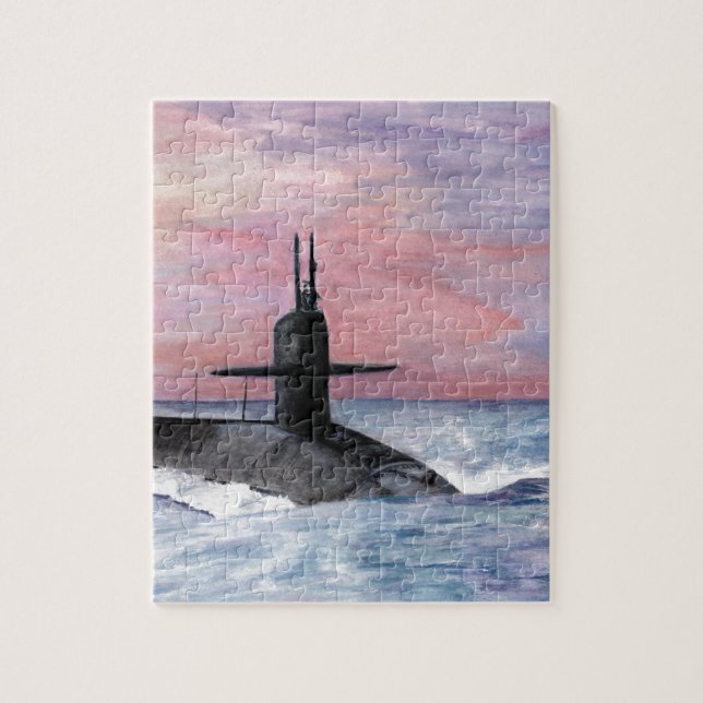 The Ohio Class Submarine Jigsaw Puzzle (Vertical)