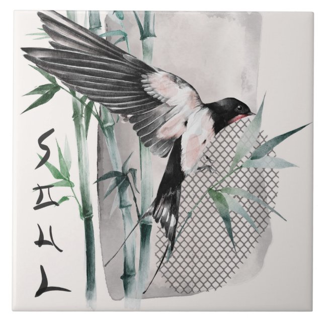 The Okinawa Series Design 14   Ceramic Tile (Front)